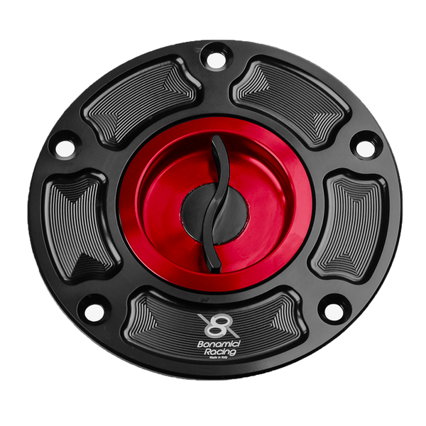 Bonamici Racing FC030 quick-release fuel cap for Aprilia RSV4 and RSV4 1100