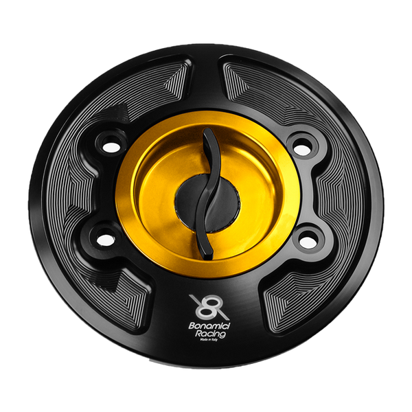 Bonamici Racing FC040 quick-release fuel cap for BMW S1000RR K46 K67 anodised finish