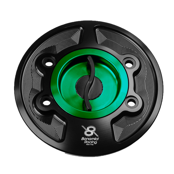 Bonamici Racing FC040 quick-release fuel cap for BMW S1000RR K46 K67 anodised finish