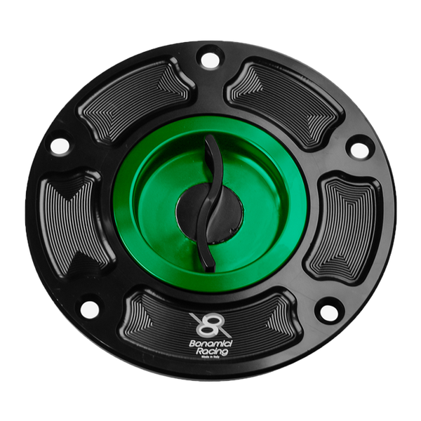 Bonamici Racing F050 aluminium quick-release fuel cap for Ducati Panigale V4