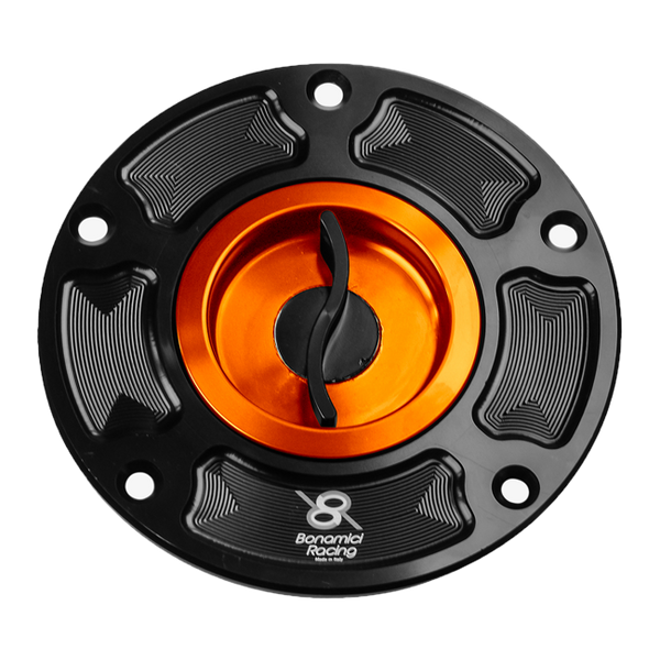 Bonamici Racing FC050 quick-release fuel cap for Ducati Panigale 959 in anodised finish