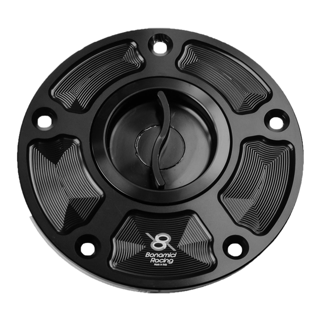 Bonamici Racing quick-release fuel cap FC070 for Kawasaki ZX-6R 636 RR anodised finish