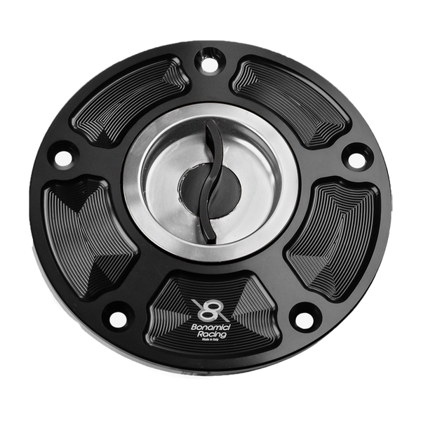 Bonamici Racing quick-release fuel cap FC070 for Kawasaki ZX-6R 636 RR anodised finish