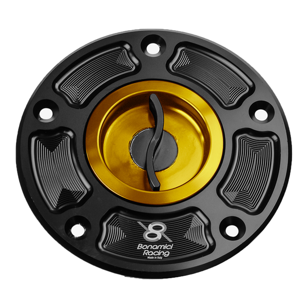 Bonamici Racing FC080 quick-release fuel cap for Suzuki GSX-R 600/750 2004–2016