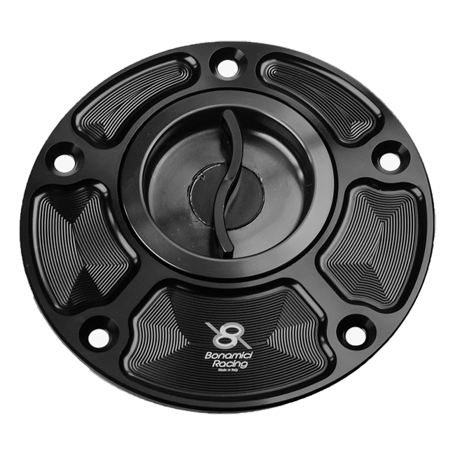 Bonamici Racing FC110 quick-release fuel cap for Yamaha YZF-R1/M in anodised finish