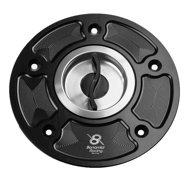Bonamici Racing FC160 quick-release fuel cap for Honda CBR 600 RR PC69 anodised finish