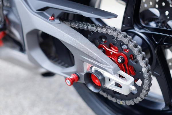 CNC Racing FC253 rear sprocket carrier for Ducati Panigale V4 V4S V4R 2025-2026 anodised billet aluminium
