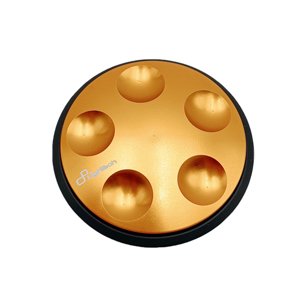 LighTech TRN200 quick release fuel cap replacement inner flange in anodised colour finish