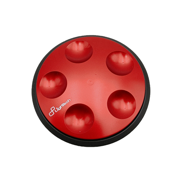 LighTech TRN200 quick release fuel cap replacement inner flange in anodised colour finish