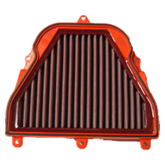BMC FM465/04RACE race air filter for Triumph Daytona 675/R with yellow stripe