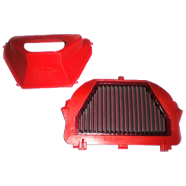 BMC FM595/04RACE Race air filter for Yamaha YZF-R6 RJ15 RJ27 with yellow racing stripe