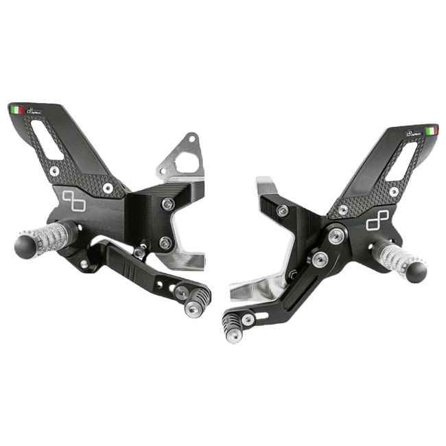 LighTech FTRDU014 track-use rearsets GP-shift for Ducati Panigale 899 2013–2016