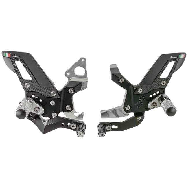 LighTech FTRDU015 CNC rearset kit for Ducati Panigale 899 2013–2016