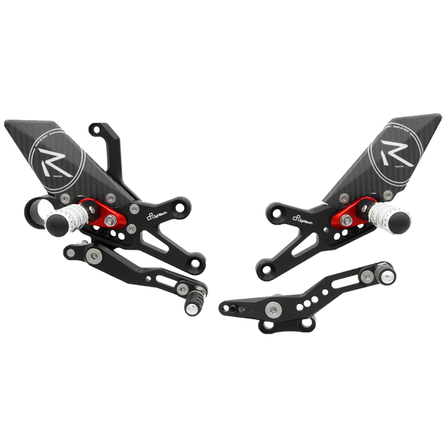 LighTech FTRHO006R rearset system for Honda CBR 1000 RR, folding footpeg version