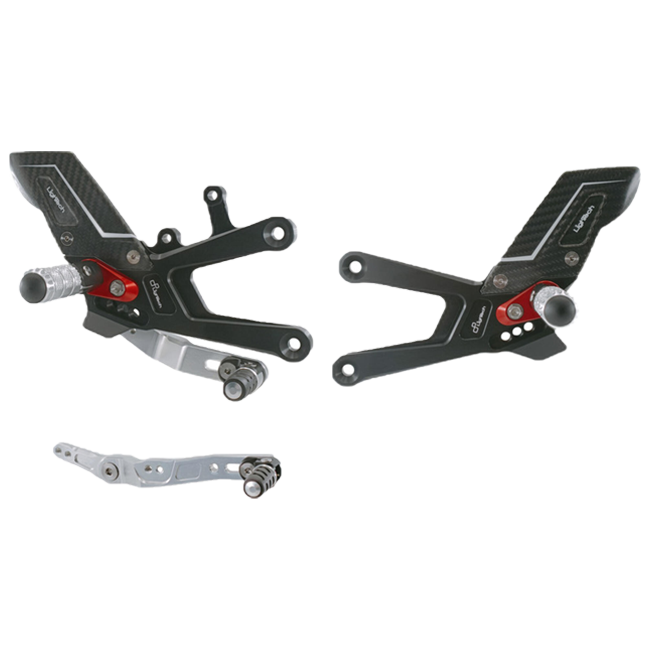 LighTech FTRHO011R R rearsets for Honda CBR 1000 RR-R SC82 – Ergal aluminium folding footpegs