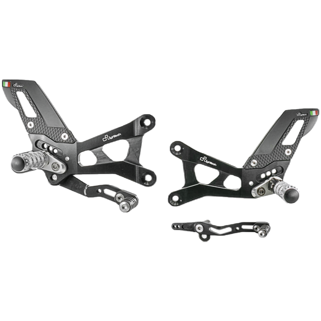 LighTech FTRYA012 rearset kit silver Yamaha YZF-R6 RJ27