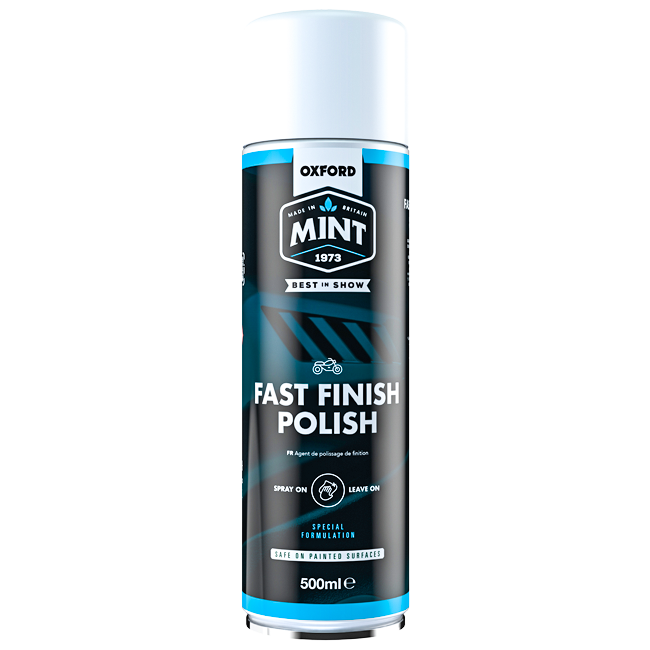 Oxford Mint Fast Finish Polish 500ml natural wax spray motorcycle polish