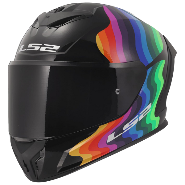 LS2 FF820 Rapid III Helmet – Flow Black Multi