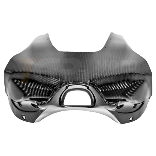 AP Carbon Line 200g carbon front fairing mask for Ducati Panigale V4 R 2026