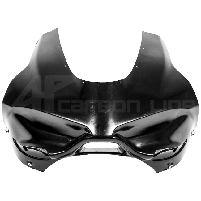 AP Carbon Line Lavatex front fairing mask for Ducati Panigale V4/S 2025-2026, unpainted composite finish