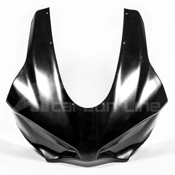 AP Carbon Line Lavatex front fairing mask for Ducati Panigale V4/S 2025-2026, unpainted composite finish