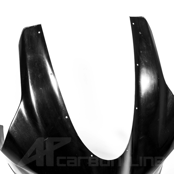 AP Carbon Line Lavatex front fairing mask for Ducati Panigale V4/S 2025-2026, unpainted composite finish