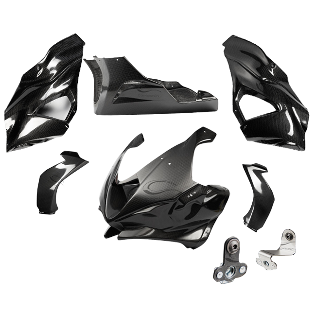 Carbonin Front Carbon Race Fairing Set – Kawasaki ZX-6R 636 (2024-2026)