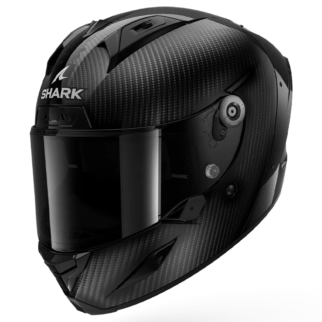 Shark Aeron Full Carbon Gloss DAD full-face helmet in black and anthracite