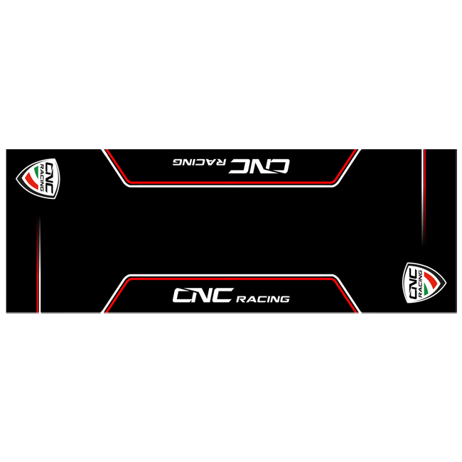 CNC Racing GA016B motorcycle garage and pit lane mat 226 x 80 cm with racing livery