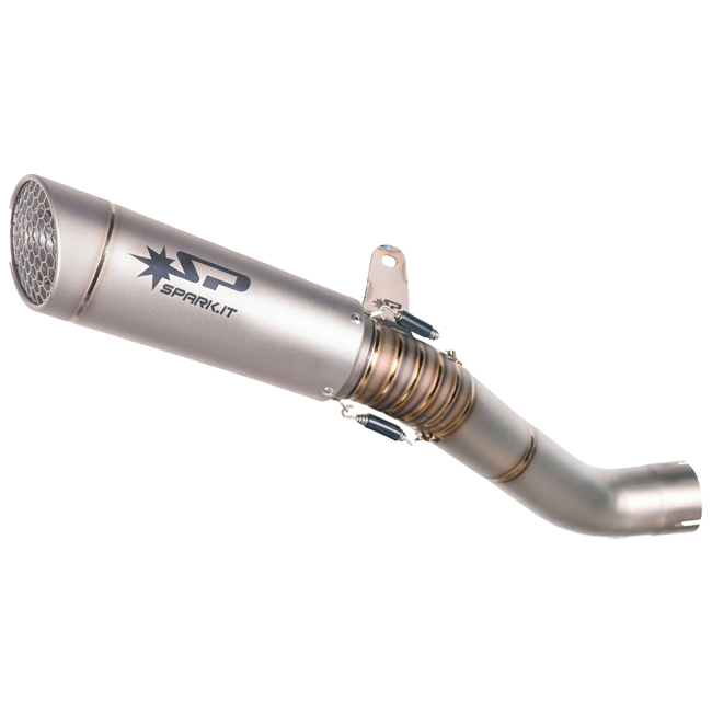 Spark Exhaust Grid-O titanium slip-on silencer for Aprilia RSV4 RF RR 1100 Factory 2017-2020
