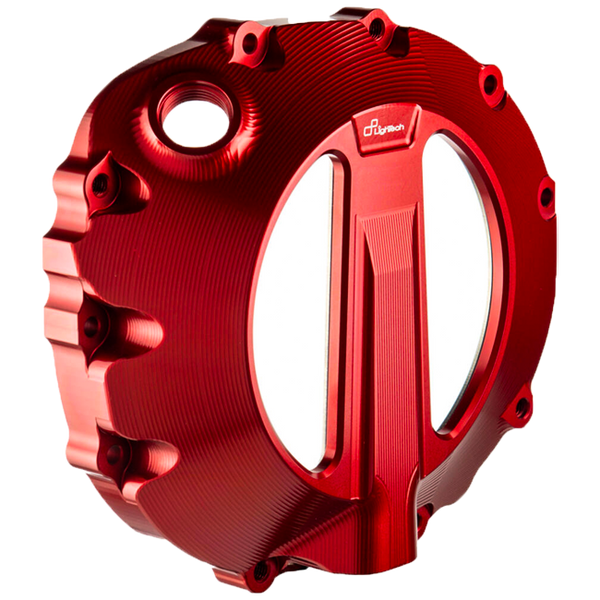 LighTech transparent clutch cover BMW S1000RR K67 anodised aluminium GCTBM001