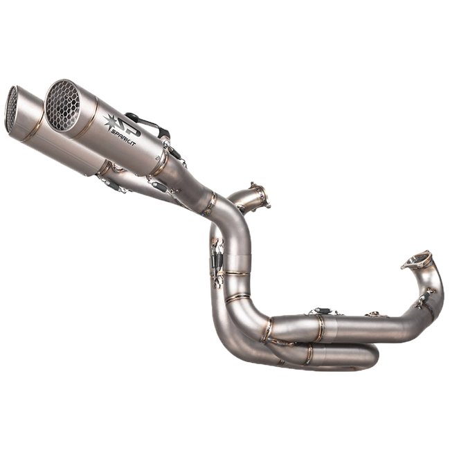 Spark Exhaust GDU8832 titanium full system exhaust on Ducati Panigale V2 955