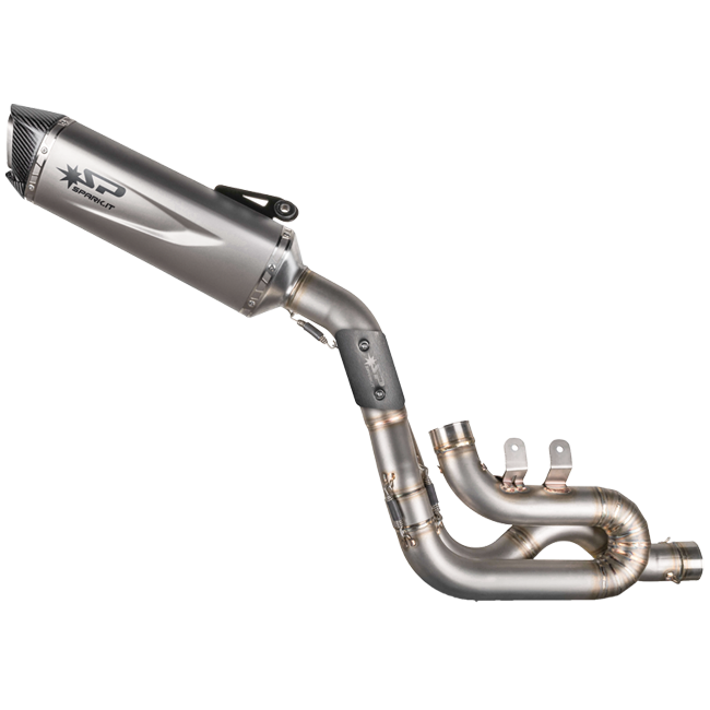 Spark FORCE EVO stainless steel half system exhaust on Ducati Panigale V4 GDU8840