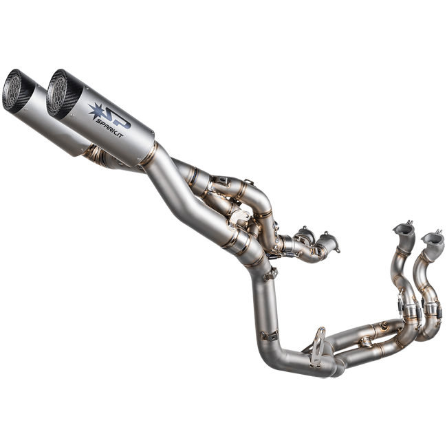 Spark Exhaust GDU8855T stainless steel full system on Ducati Panigale V4/S