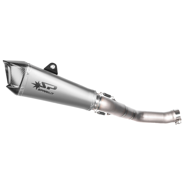 Spark Exhaust Konix EVO titanium slip-on silencer with carbon end-cap for Kawasaki ZX-10 R/RR 2016-2020