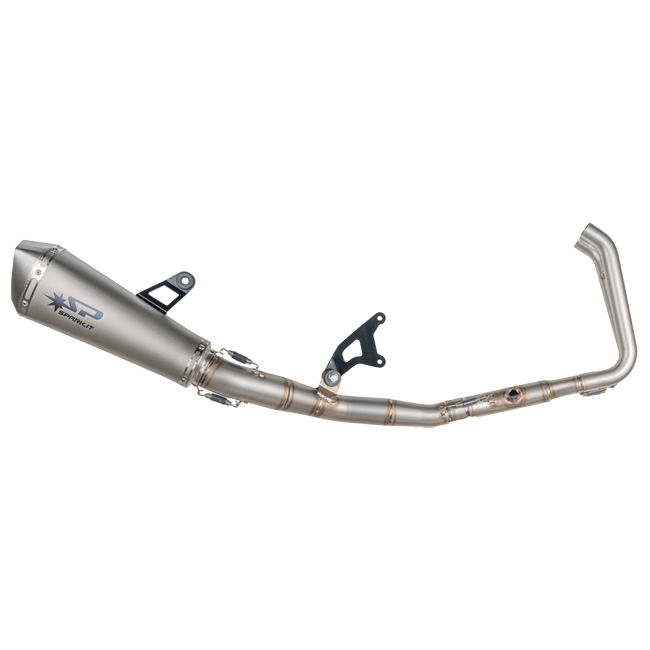 Spark Exhaust Konix full system stainless steel titanium Kawasaki Ninja 400 2018-2023 GKA8823T