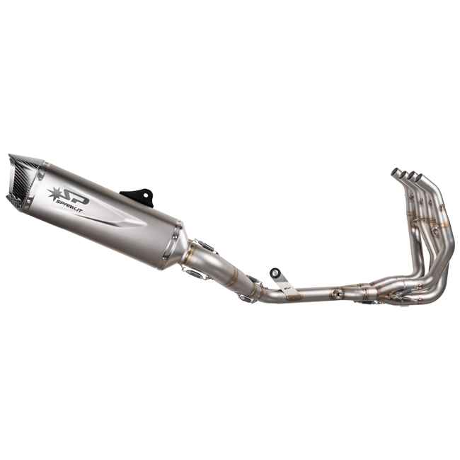 Spark Exhaust Force EVO stainless full system exhaust on Kawasaki ZX-4RR