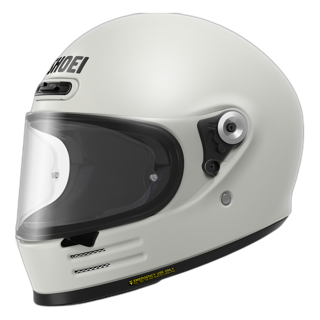 Shoei Glamster06 Off White – Neo-Retro Full-Face Helmet ECE 22.06 – front view
