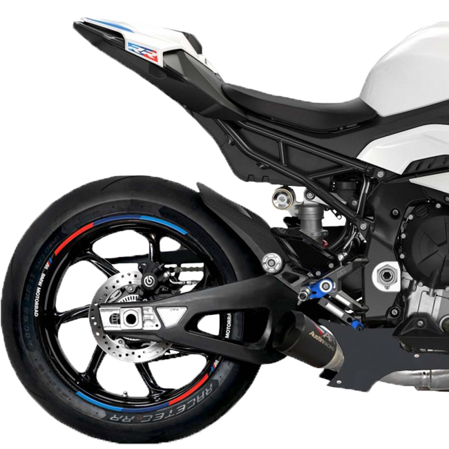 Austin Racing GP3 titanium slip-on exhaust with de-cat pipe for BMW S1000RR K67