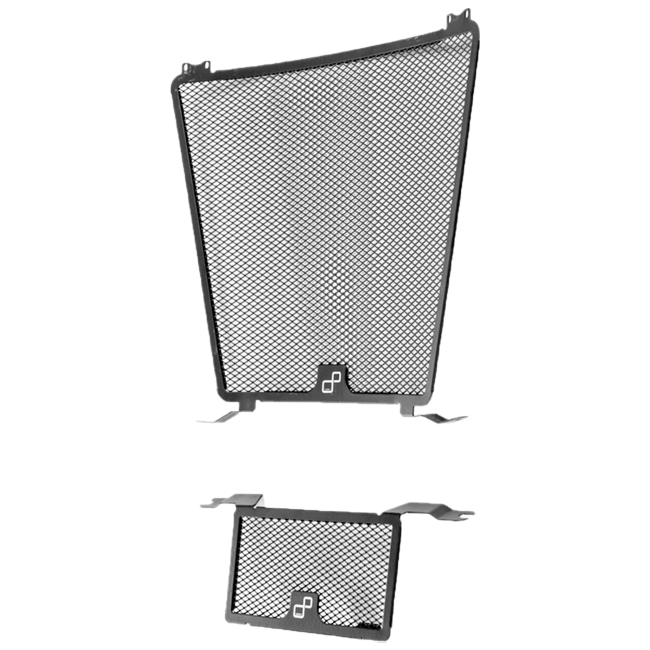 LighTech GPRBM001 radiator guard set black BMW S1000RR K67 2019-2026