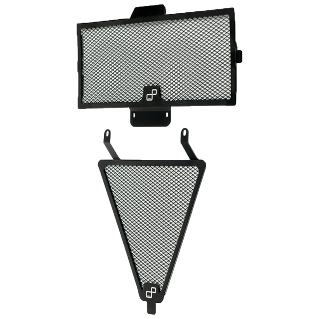 LighTech radiator guard set GPRDU008 in black for Ducati Panigale 959 2016-2019
