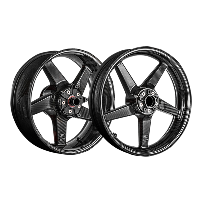 BST GP TEK carbon fibre wheel set for Kawasaki ZX-10R 2016–2020