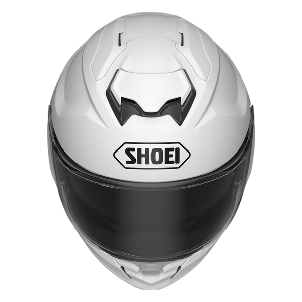 Shoei GT-Air3 White – Sport-Touring Helmet with Sun Visor ECE 22.06 – top view