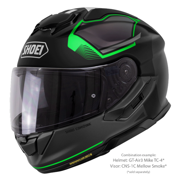 Shoei GT-Air3 Mike TC-4 – Sport-Touring Helmet with Sun Visor ECE 22.06 – with optional visor