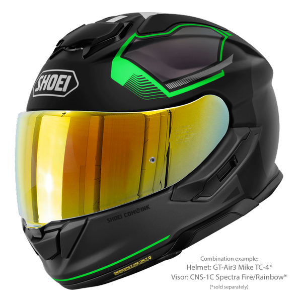 Shoei GT-Air3 Mike TC-4 – Sport-Touring Helmet with Sun Visor ECE 22.06 – with optional visor