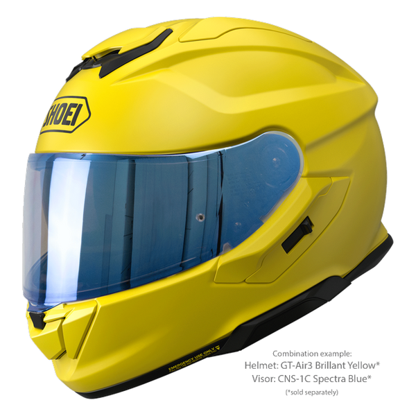 Shoei GT-Air3 Brilliant Yellow – Sport-Touring Helmet with Sun Visor ECE 22.06 – with optional visor