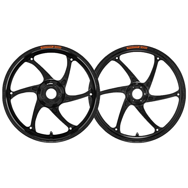 OZ Gass RS-A forged aluminium wheel set for Aprilia RS 660 in anodised finish