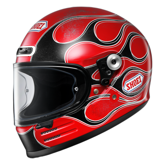 Shoei Glamster06 Blast TC-1 – Neo-Retro Full-Face Helmet ECE 22.06 – front view