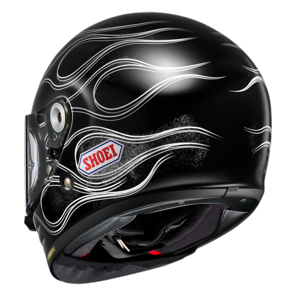 Shoei Glamster06 Blast TC-5 – Neo-Retro Full-Face Helmet ECE 22.06 – rear view