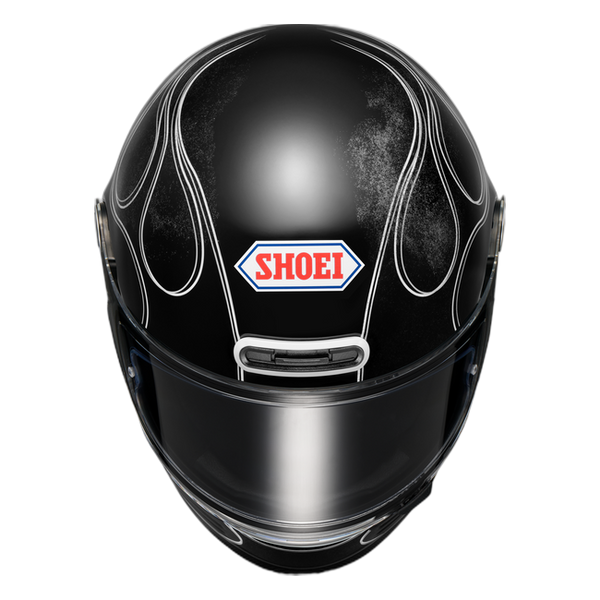 Shoei Glamster06 Blast TC-5 – Neo-Retro Full-Face Helmet ECE 22.06 – top view